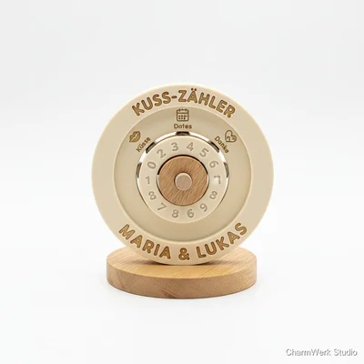 „Kuss-Zähler“ als drehbarer Tisch-Token