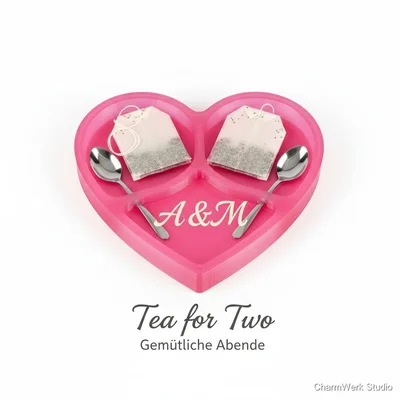 Personalisierter Teebeutel-Halter „Tea for Two“