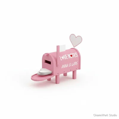 „Love Notes“-Mini-Briefkasten für tägliche Zettel