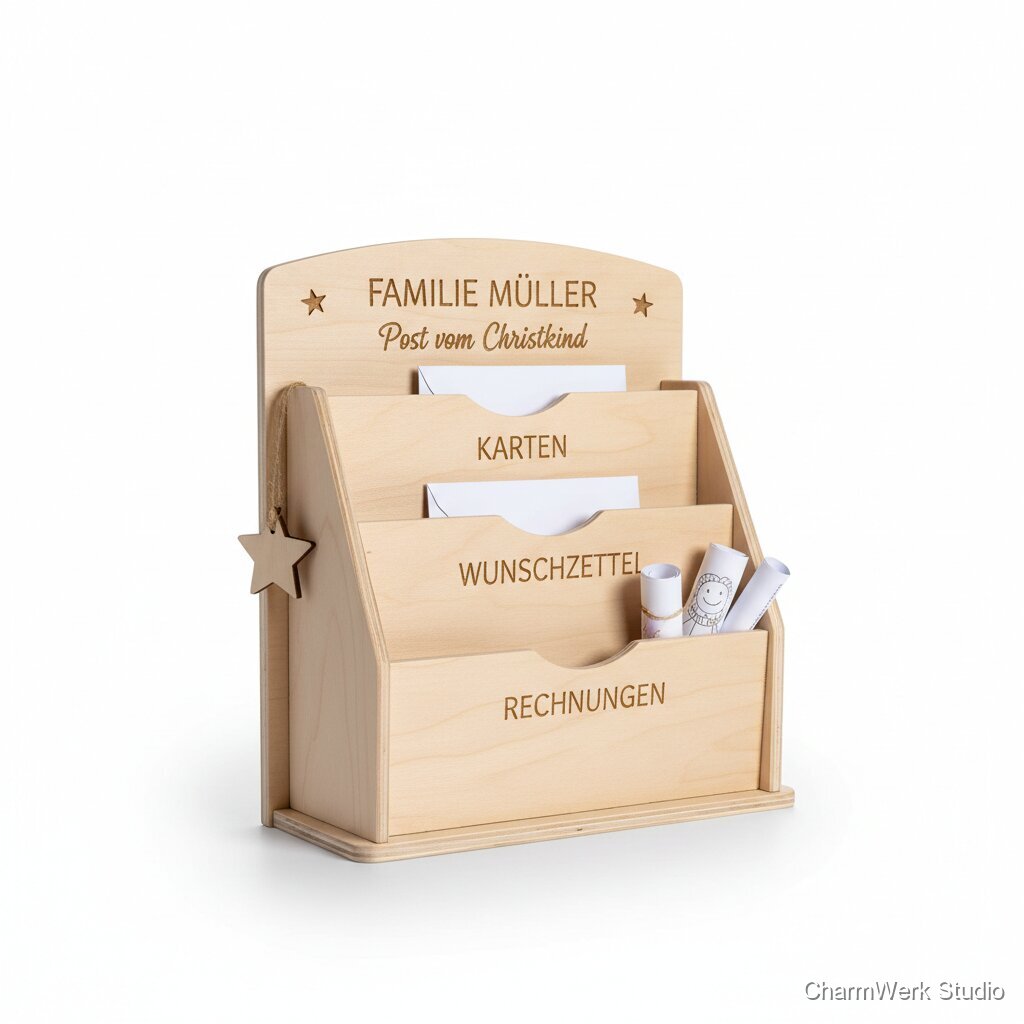 Weihnachtsbrief-Organizer „Post vom Christkind“