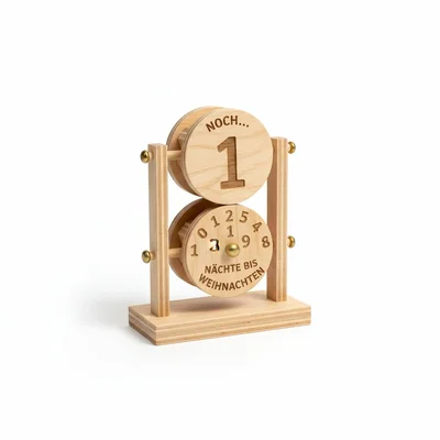 Weihnachts-Countdown-Block „Noch X Nächte“