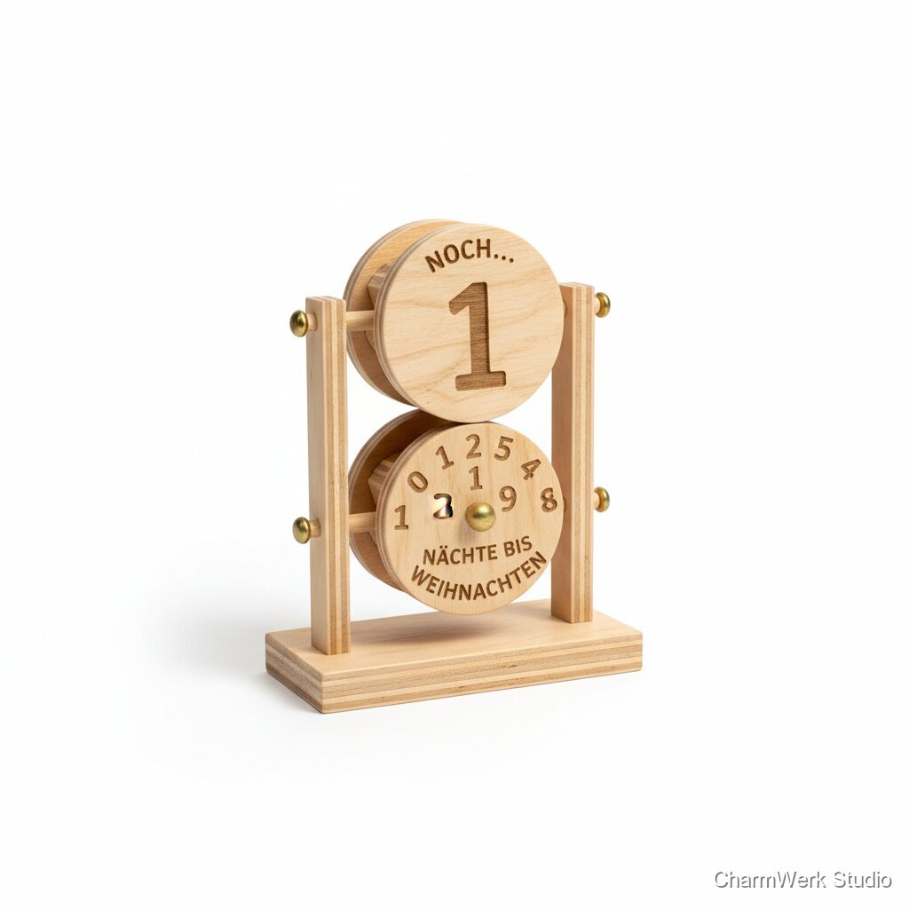 Weihnachts-Countdown-Block „Noch X Nächte“