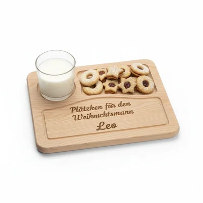 „Plätzchen für den Weihnachtsmann“ Snackbrett