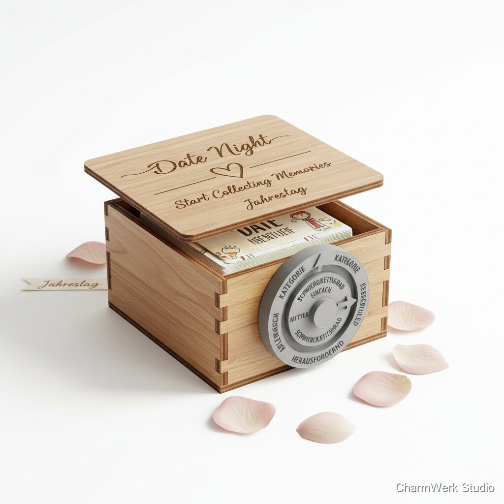 „Date Night“-Gutscheinbox mit 3D-Drehwähler